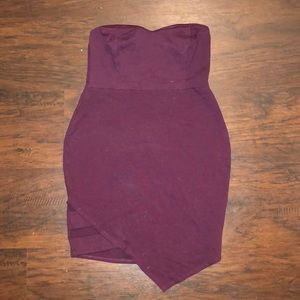 Strapless hip curve nightdress